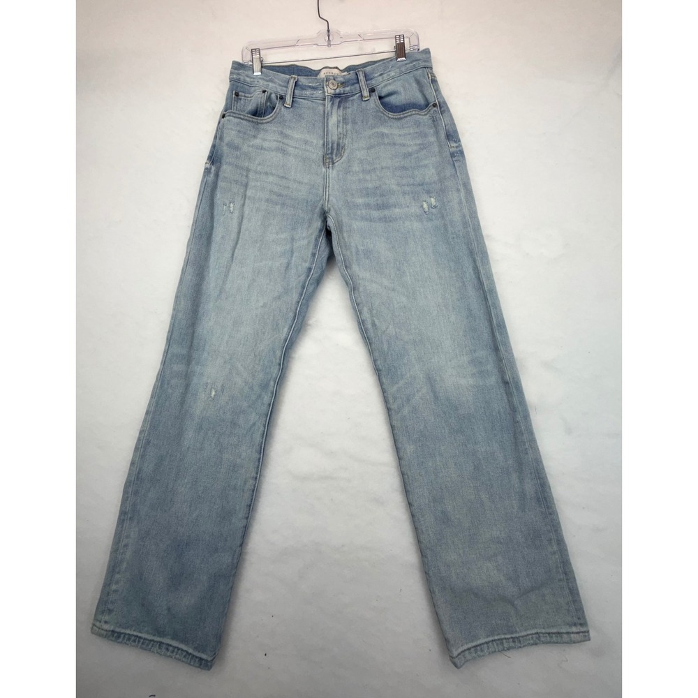 PacSun Baggy Light Wash Distressed High Waisted Wide Leg Jeans 30x32